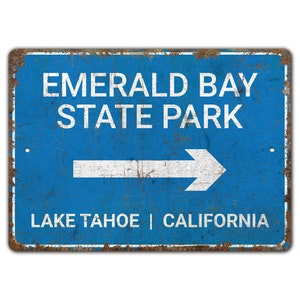 State Park Sign - State Park Decor - California State Park -  California Park Decor - Vintage Style Sign - Premium Quality Rustic Metal Sign