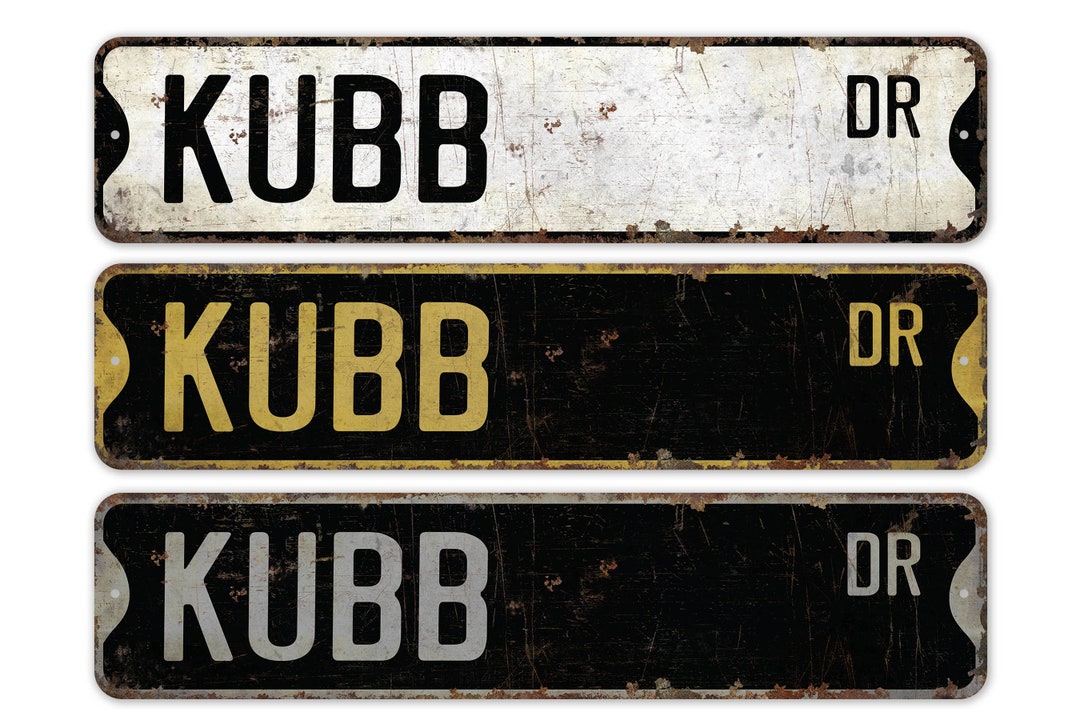 Kubb - Kubb Sign - Kubb Game Sign - Bowling & Horseshoes Mix - Custom ...