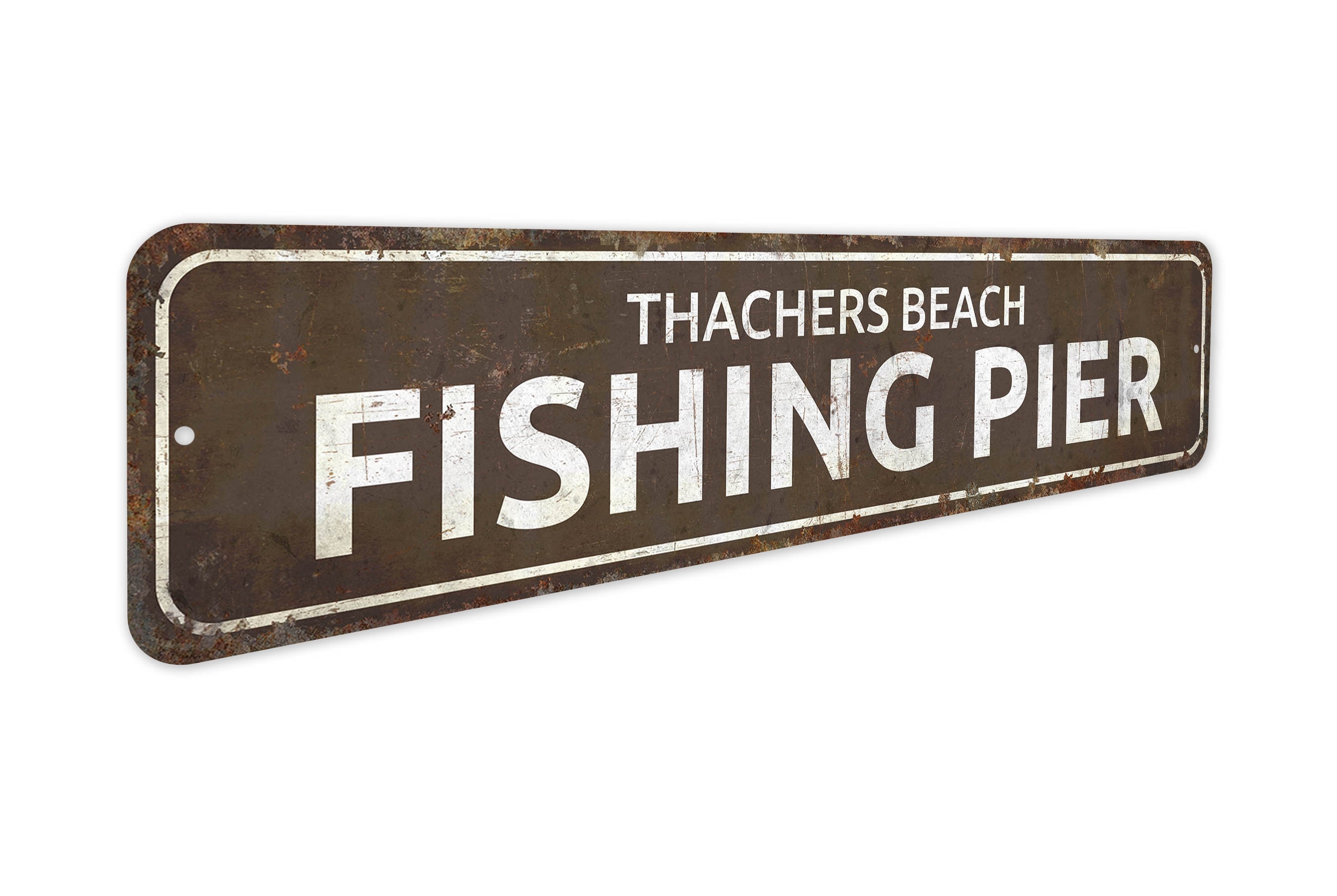 Fishing Pier Fishing Pier Sign Fishing Pier Decor Vintage Style Sign Custom  Text Sign Premium Quality Rustic Metal Sign -  Ireland