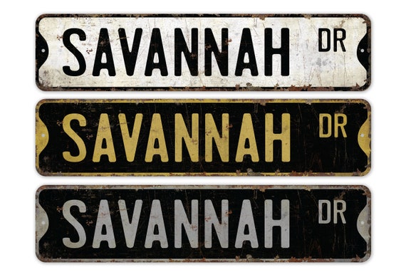 Savannah Sign - Savannah - Savannah Decor - Custom Sign - Vintage