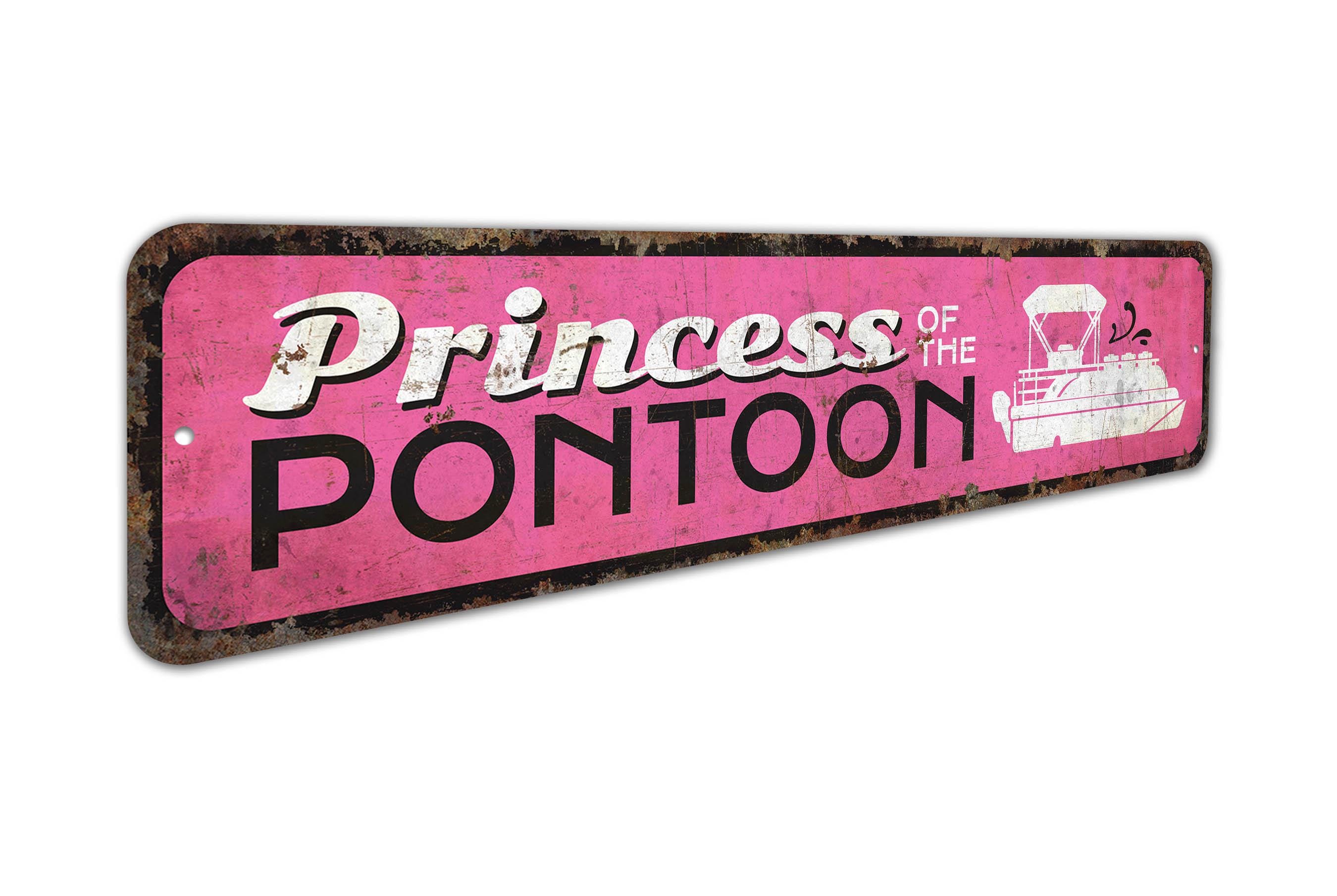 Pontons Store Sign Princess of the Pontoon - Lake Sign - Lake Decor - Pontoon Sign ...