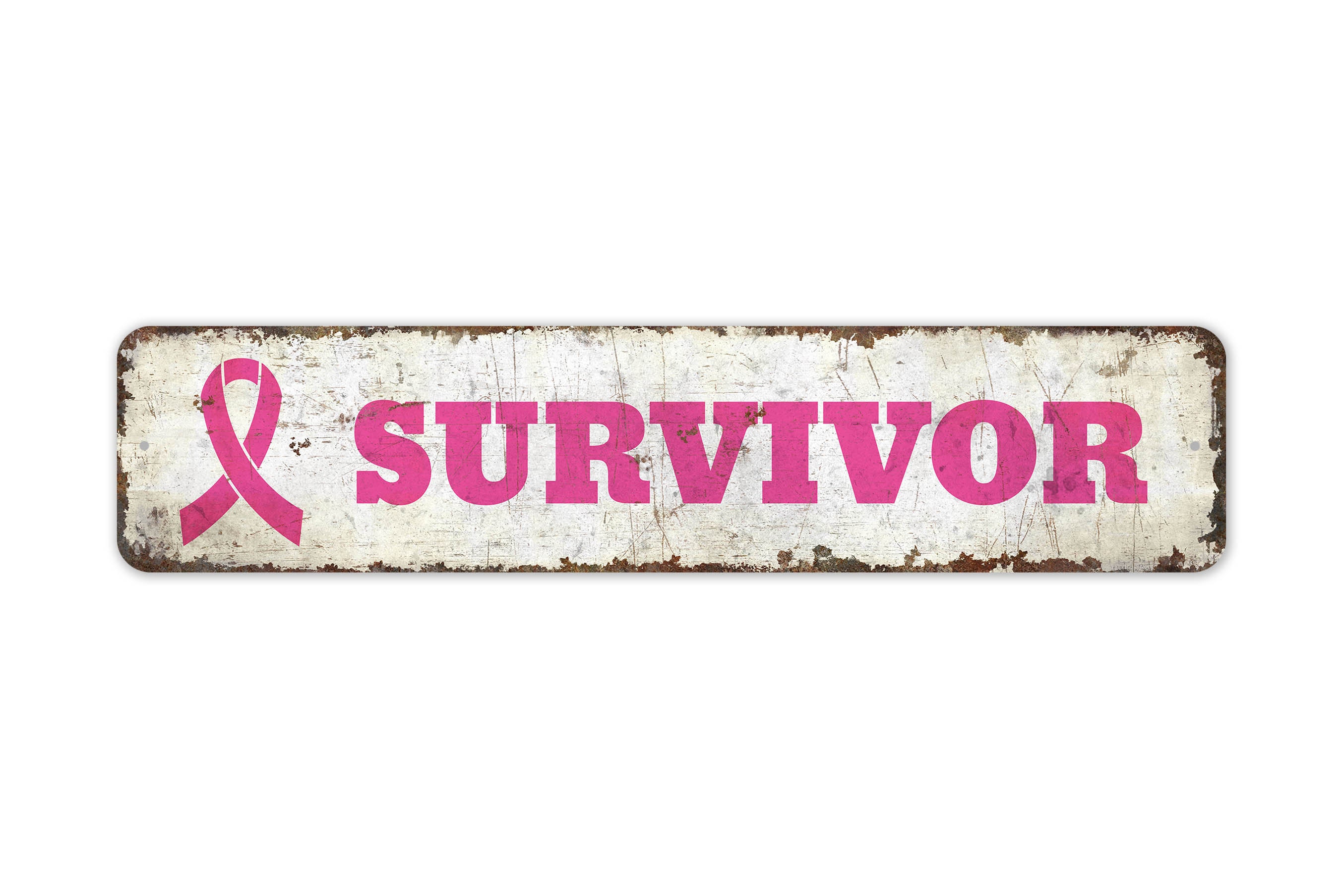 Rustic Cancer Ribbon Images Cancer Survivor - Pink Ribbon Sign - Cancer Fighter Sign - Cancer ...
