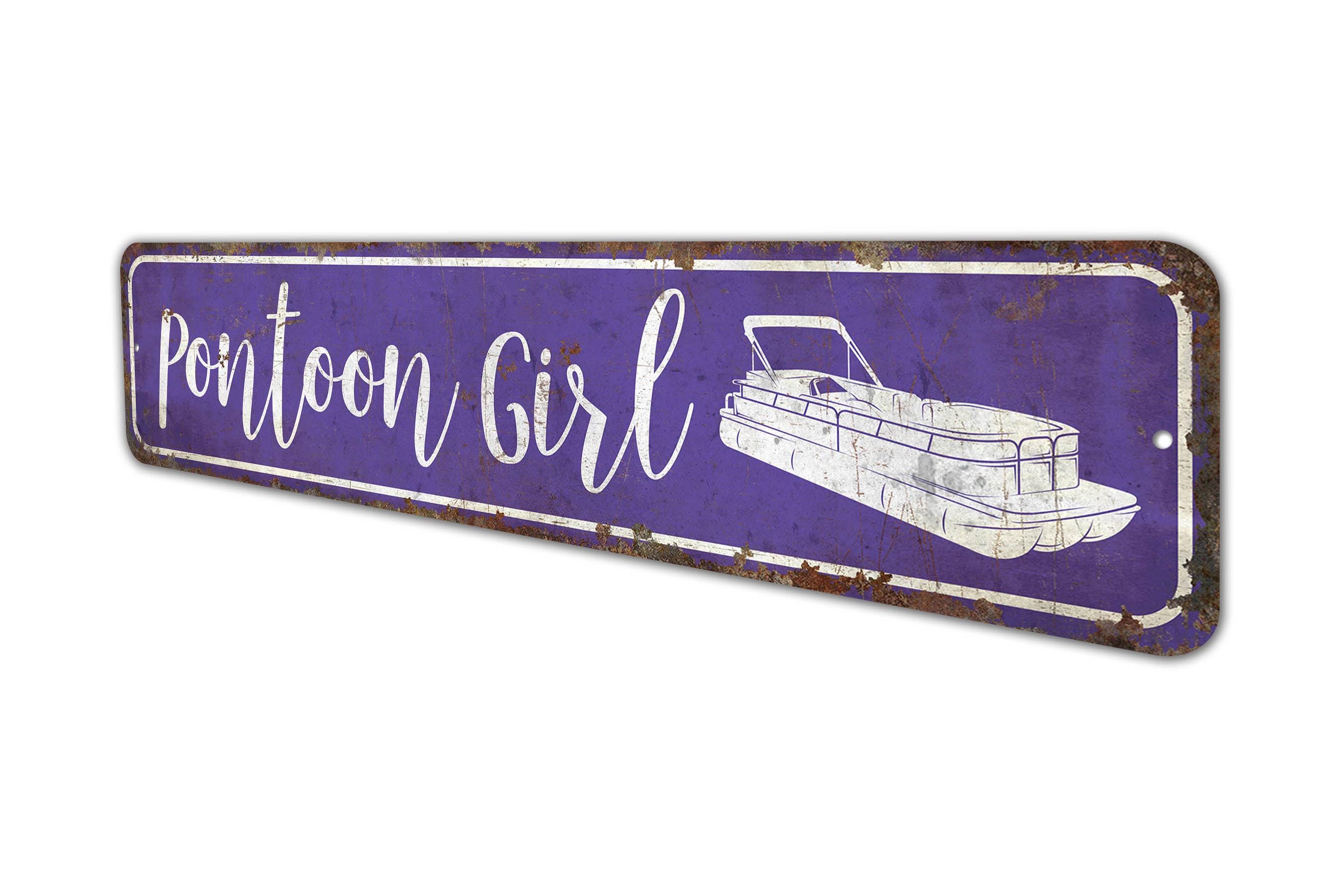 Pontons Store Sign Pontoon Girl Sign - Lake Decor - Lake Sign - Pontoon Girl - Lake House ...