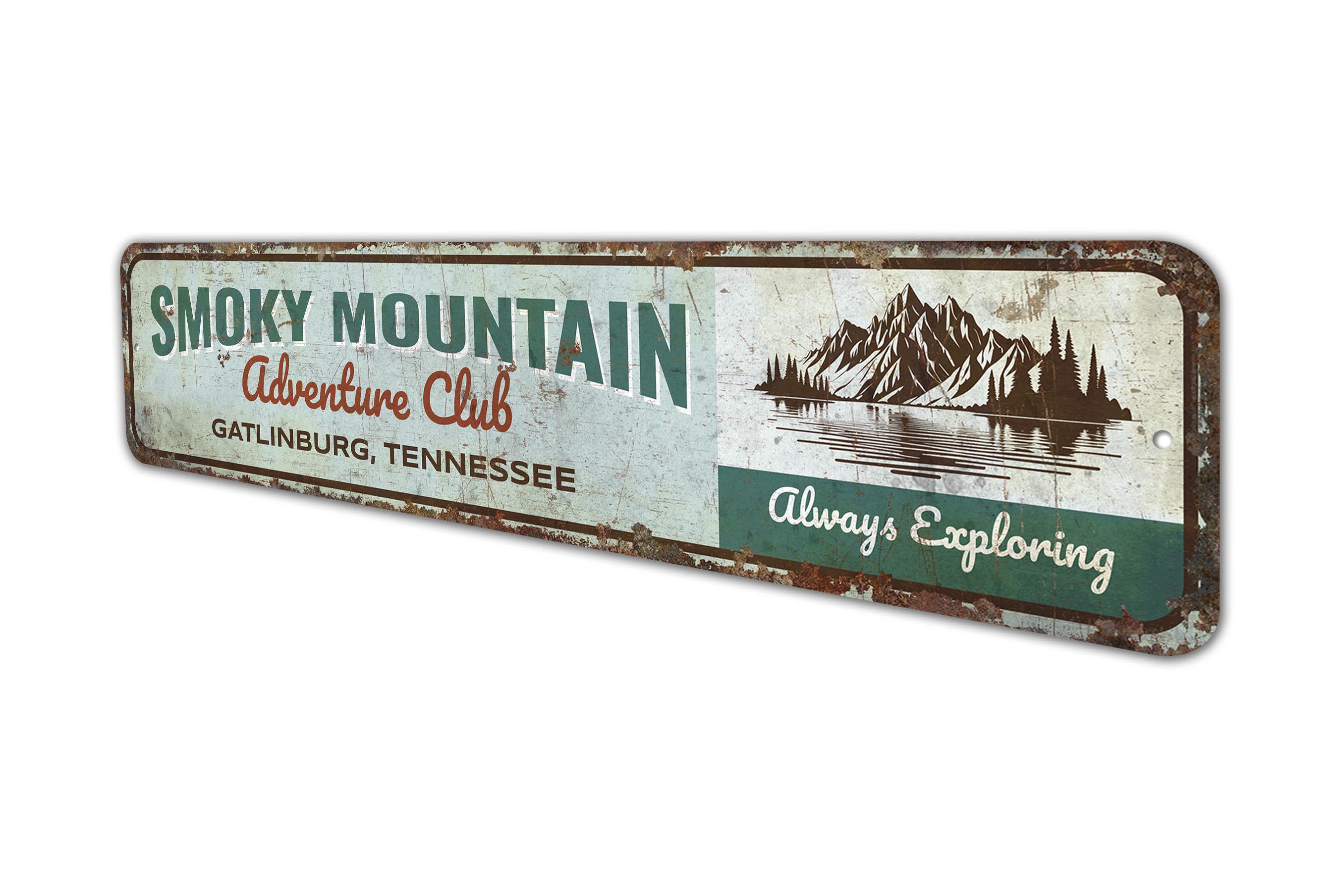 Adventure Club Sign - Mountain Sign - Camping Lover Gift - National ...