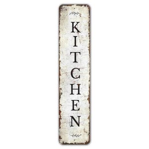 Kitchen Sign - Kitchen Decor -  Gift For Her - Kitchen Wall Decor - Gift For Mom - Vintage Style Sign - Premium Quality Rustic Metal Sign
