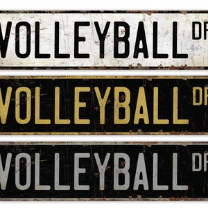 Volleyball - Volleyball Sign - Volleyball Game Sign - Custom Volleyball - Volleyball Decor - Premium Quality Rustic Metal Sign