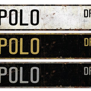 Polo - Polo Sign - Polo Game Sign - Polo Game Sign - Polo Decor - Custom Polo - Sports Sign - Premium Quality Rustic Metal Sign