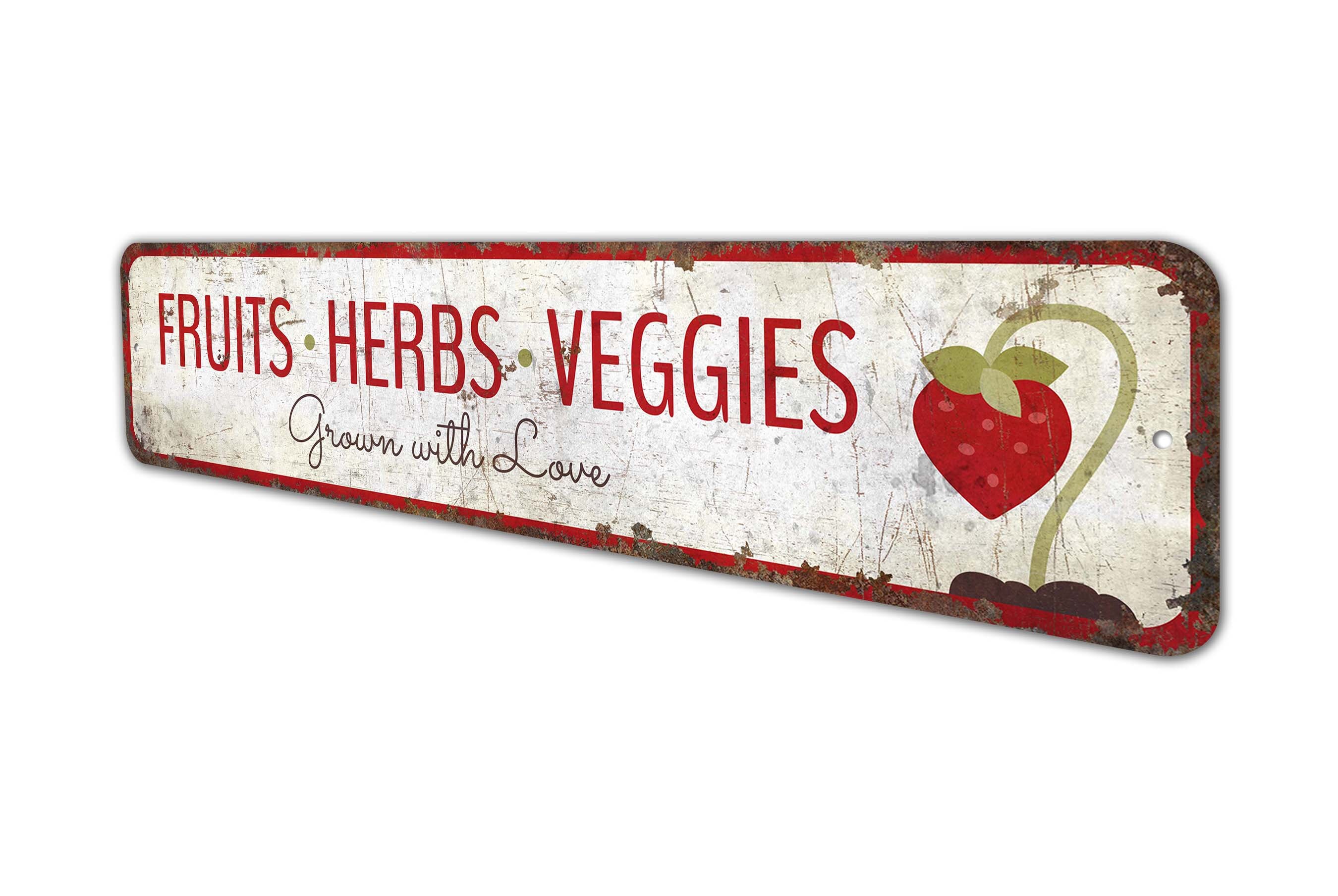 Fruits Herbs Veggies Sign - Garden Decor - Garden Sign - Home Garden ...