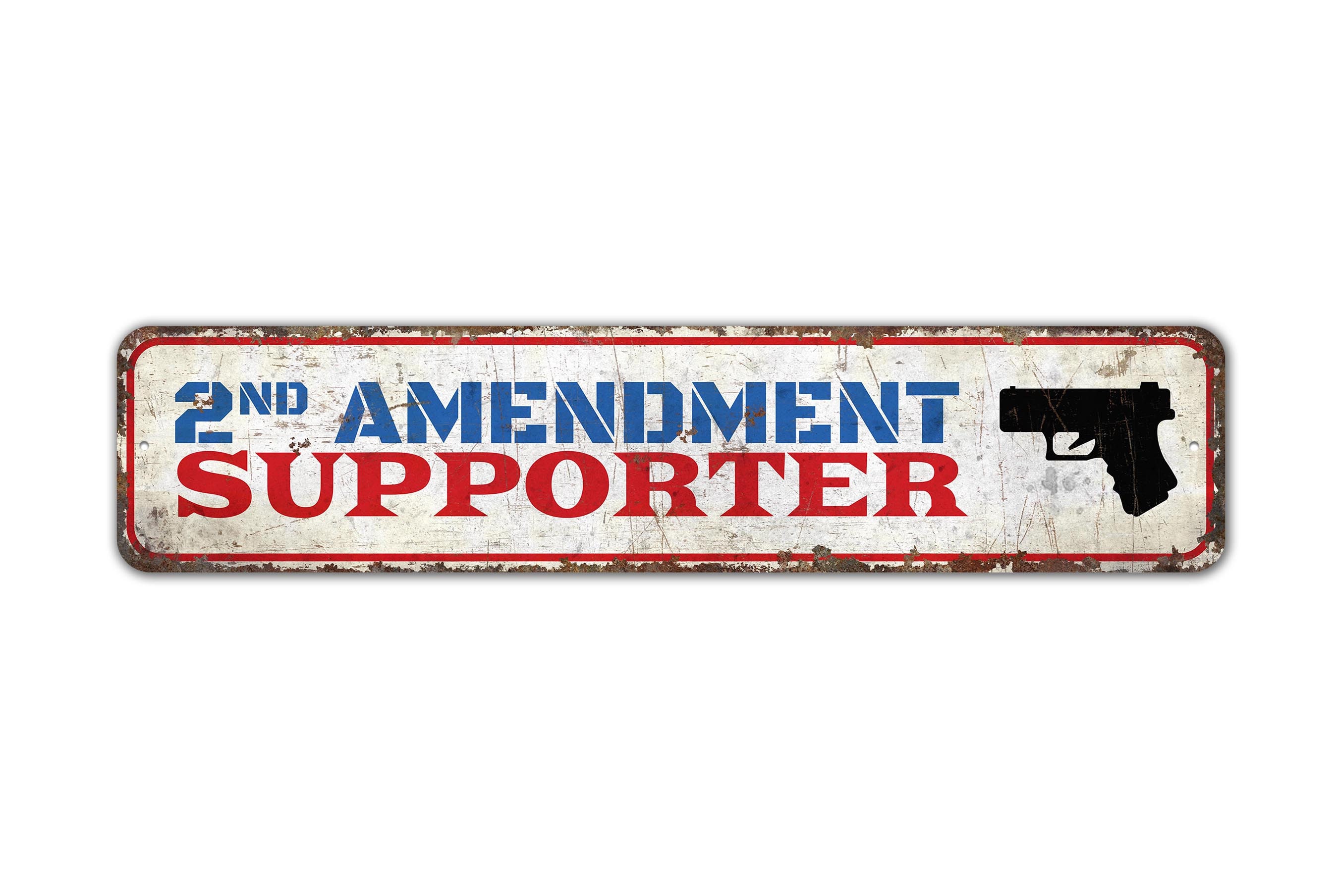 2nd Amendment Supporter - 2nd Amendment Sign - Gun Sign - Home Security ...
