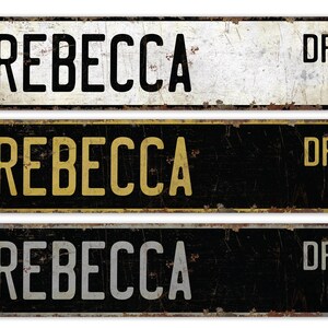 Rebecca Name Sign - Etsy
