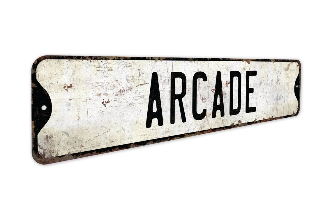 Rustic Arcade Sign Arcade - Arcade Sign - Arcade Decor - Custom Arcade - Arcade Party Sign ...