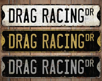 Dragster Novelty Sign Gift Drag Racing Sports Car Hobby Speed - Etsy