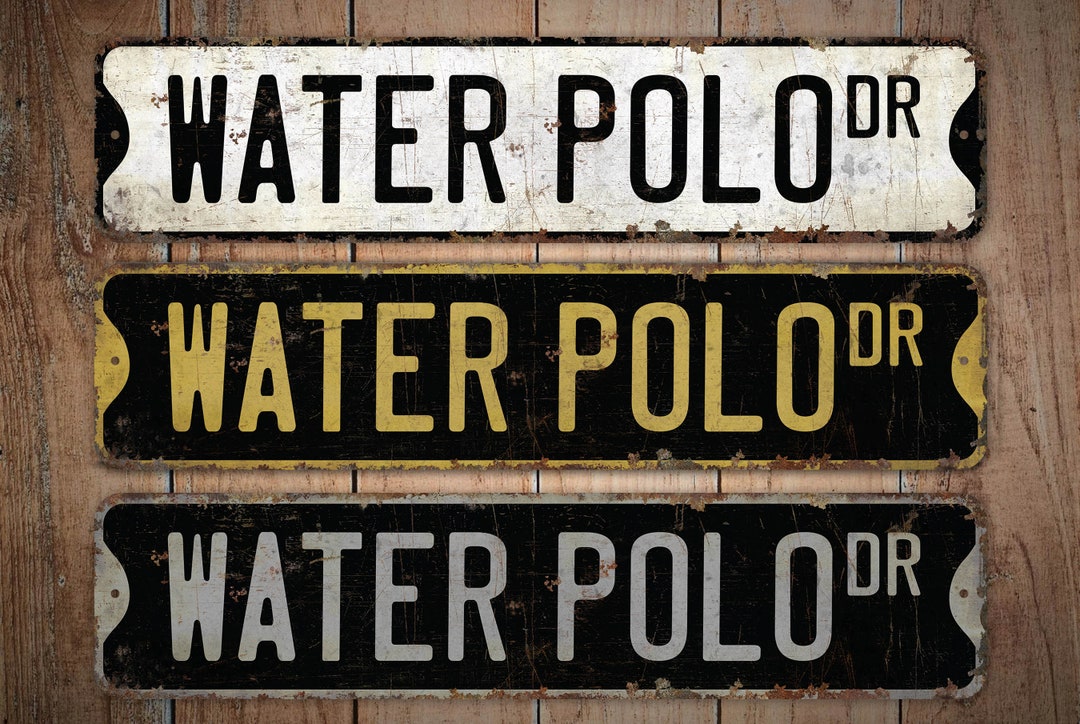 Water Polo Sign Polo Sign Water Game Sign Custom Water Polo Water Polo