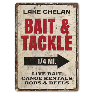 Bait and Tackle - Bait and Tackle Sign - Bait and Tackle Shop - Tackle ...