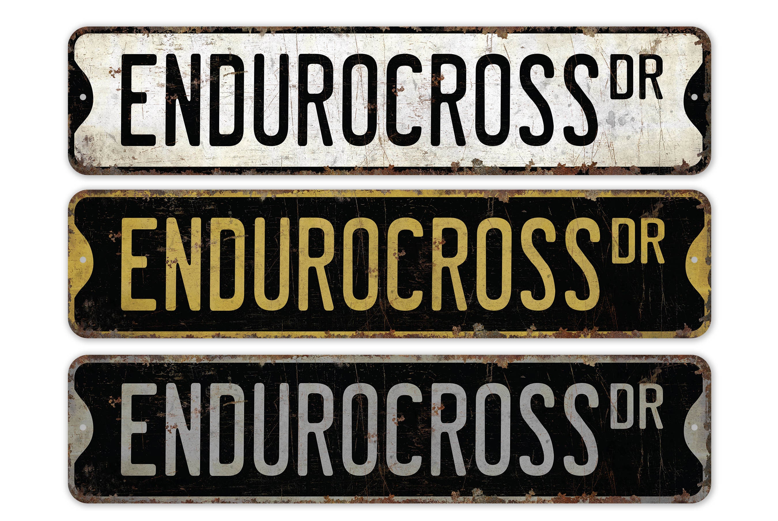Endurocross - Endurocross Schild - Endurocross Decor - Custom Endurocross - Sportschild - Premium Qualität rustikales Metallschild
