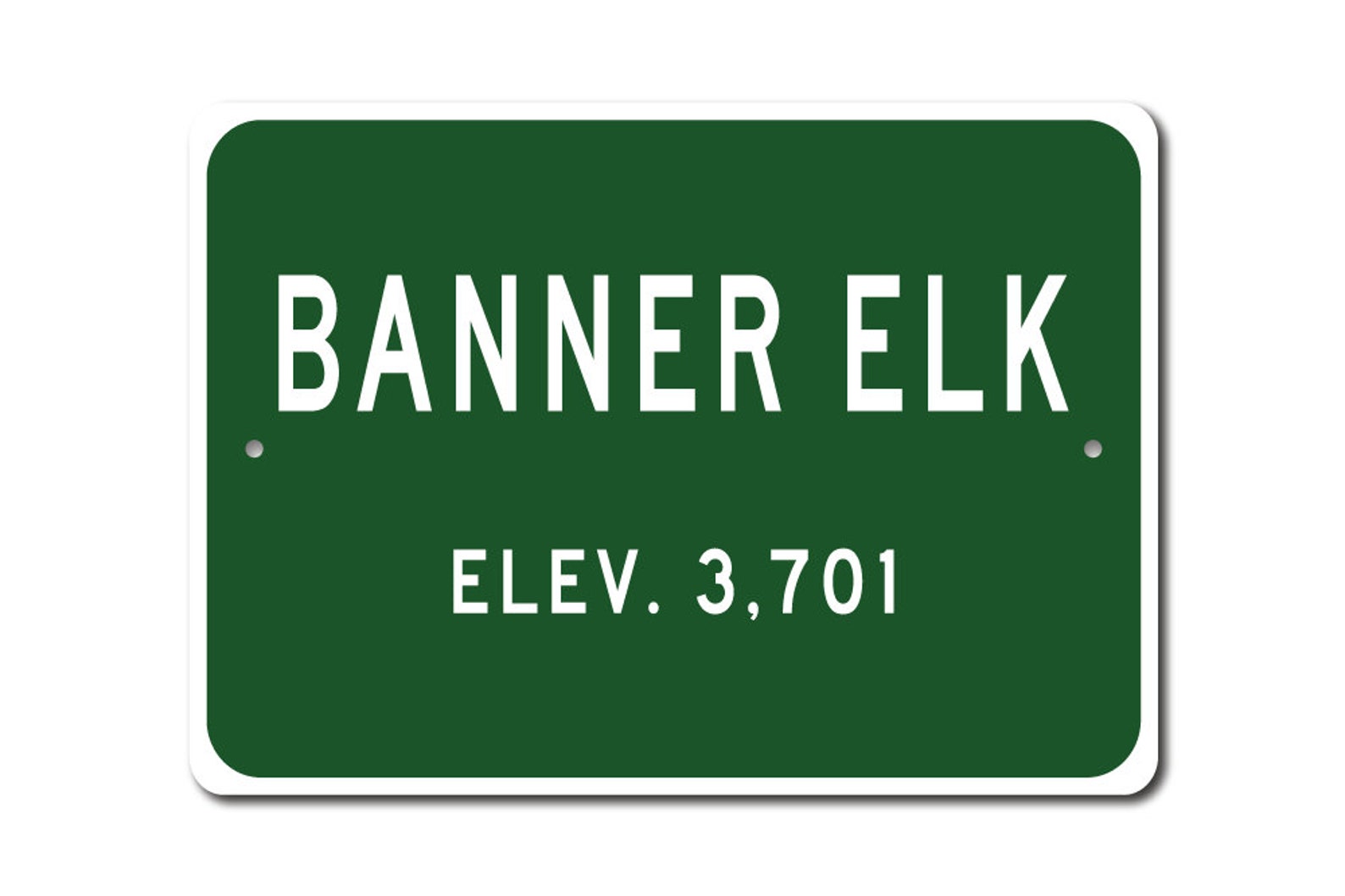 Elevation Sign Custom Elevation SignCity Limit Sign Man Etsy