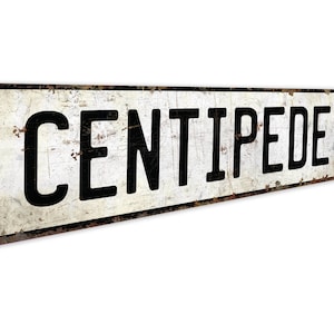 Centipede - Centipede Sign - Centipede Decor - Vintage Style Sign ...