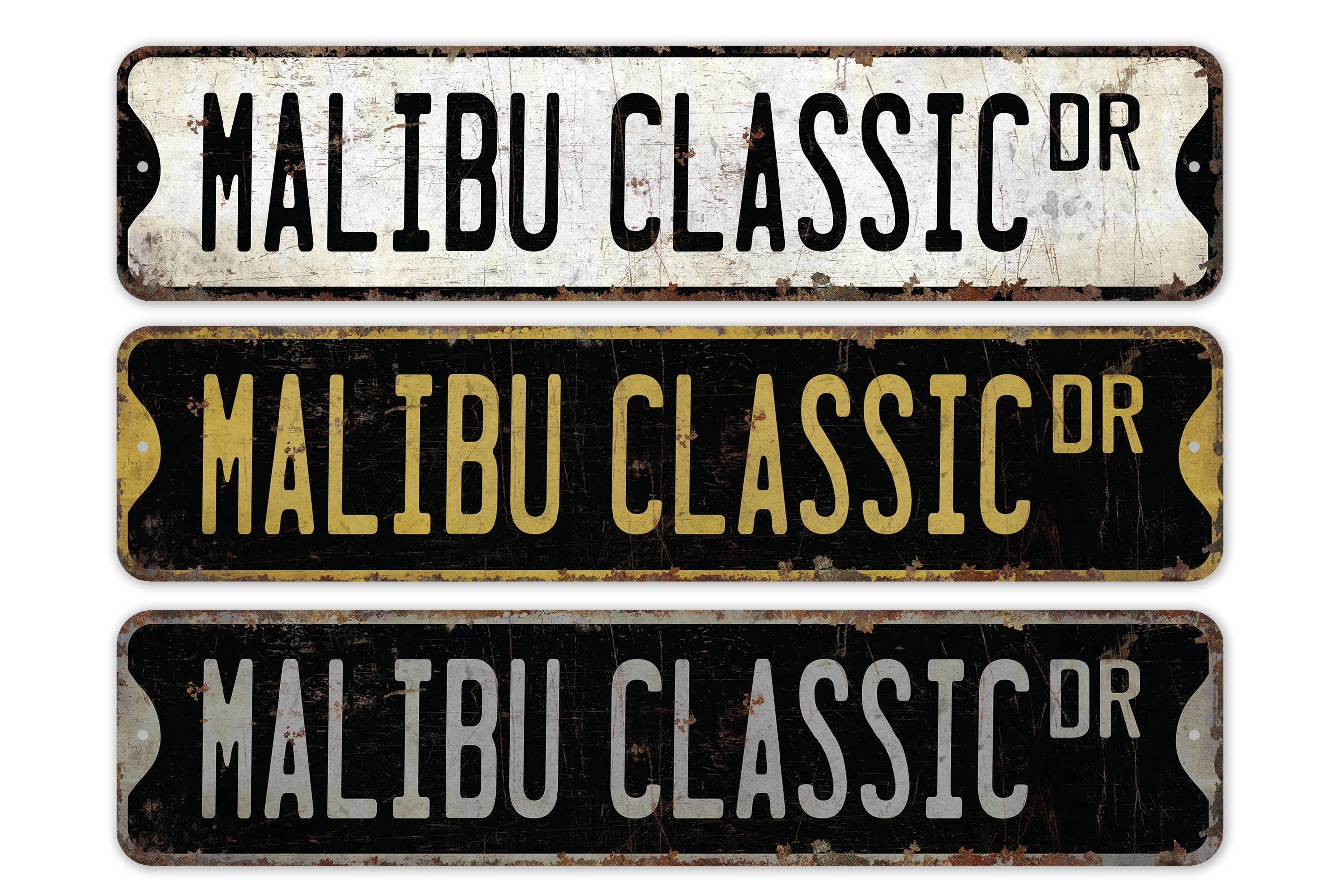 Malibu Classic - Malibu Classic Sign - Malibu Classic Decor - Custom Malibu Classic - Custom Style Decor - Premium Quality Rustic Metal Sign
