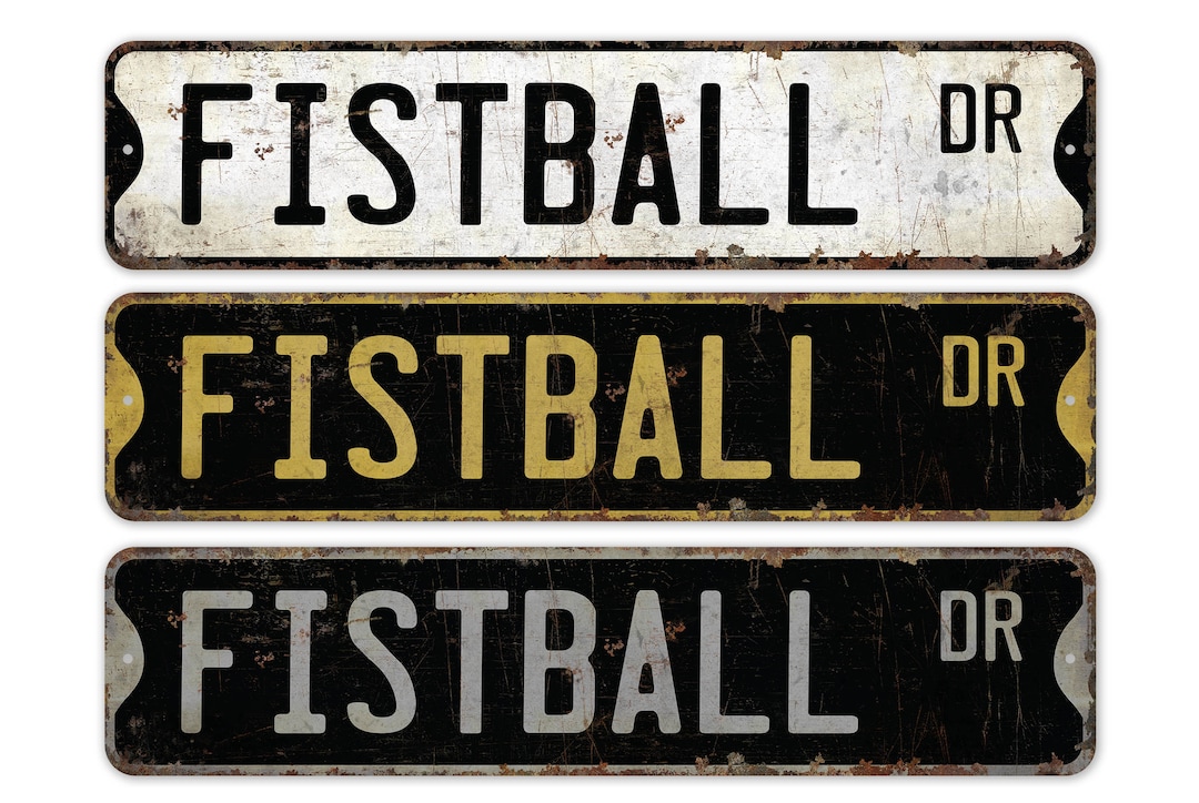 Fistball - Fistball Sign - Fistball Game Sign - Fistball Decor - Custom ...
