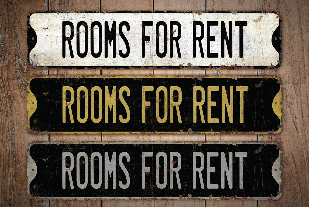 Room for Rent Room for Rent Sign Room for Rent Decor Vintage Style Sign