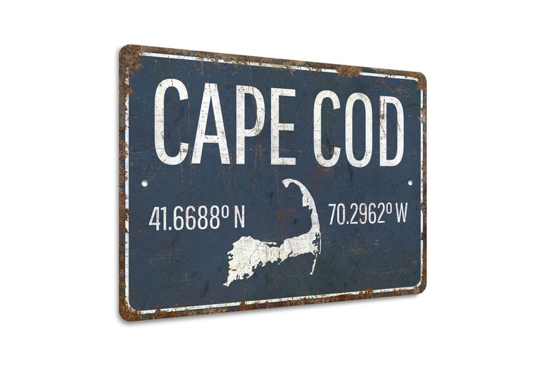 Cap Cod Sign Cape Cod Sign - Cape Cod Location - Cape Cod Gift - Beach Sign - Beach ...