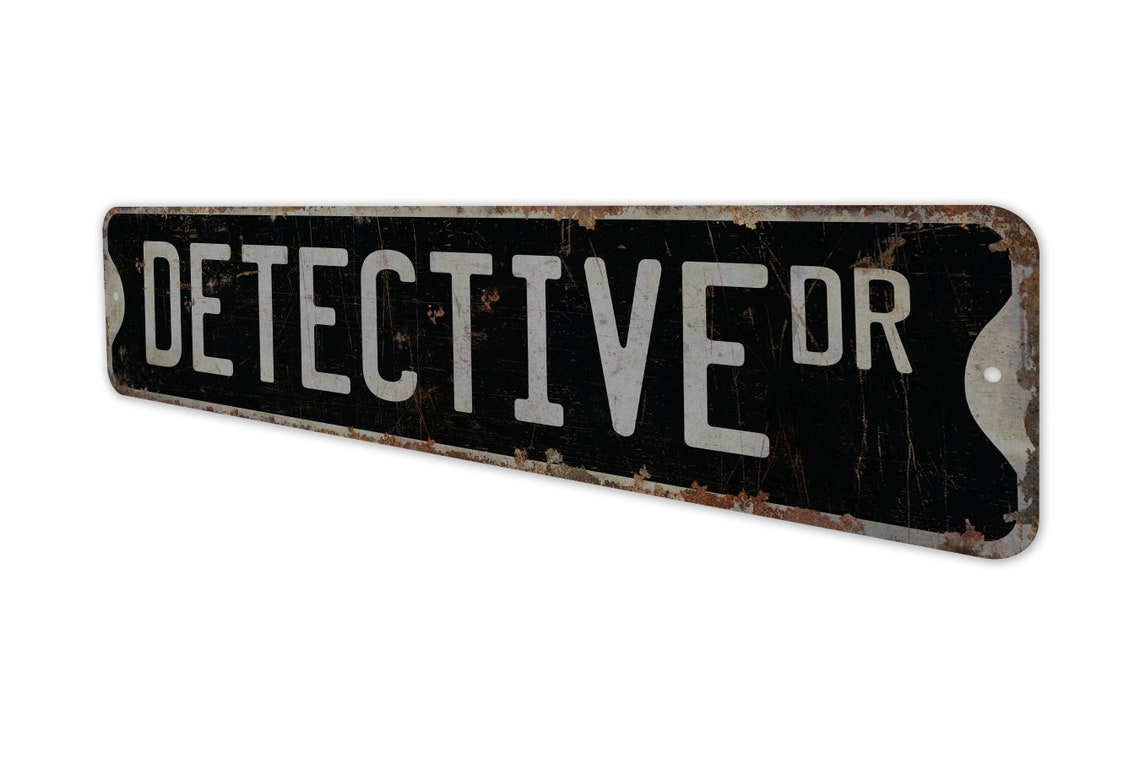 Detective - Detective Sign - Detective Decor - Vintage Style Sign ...
