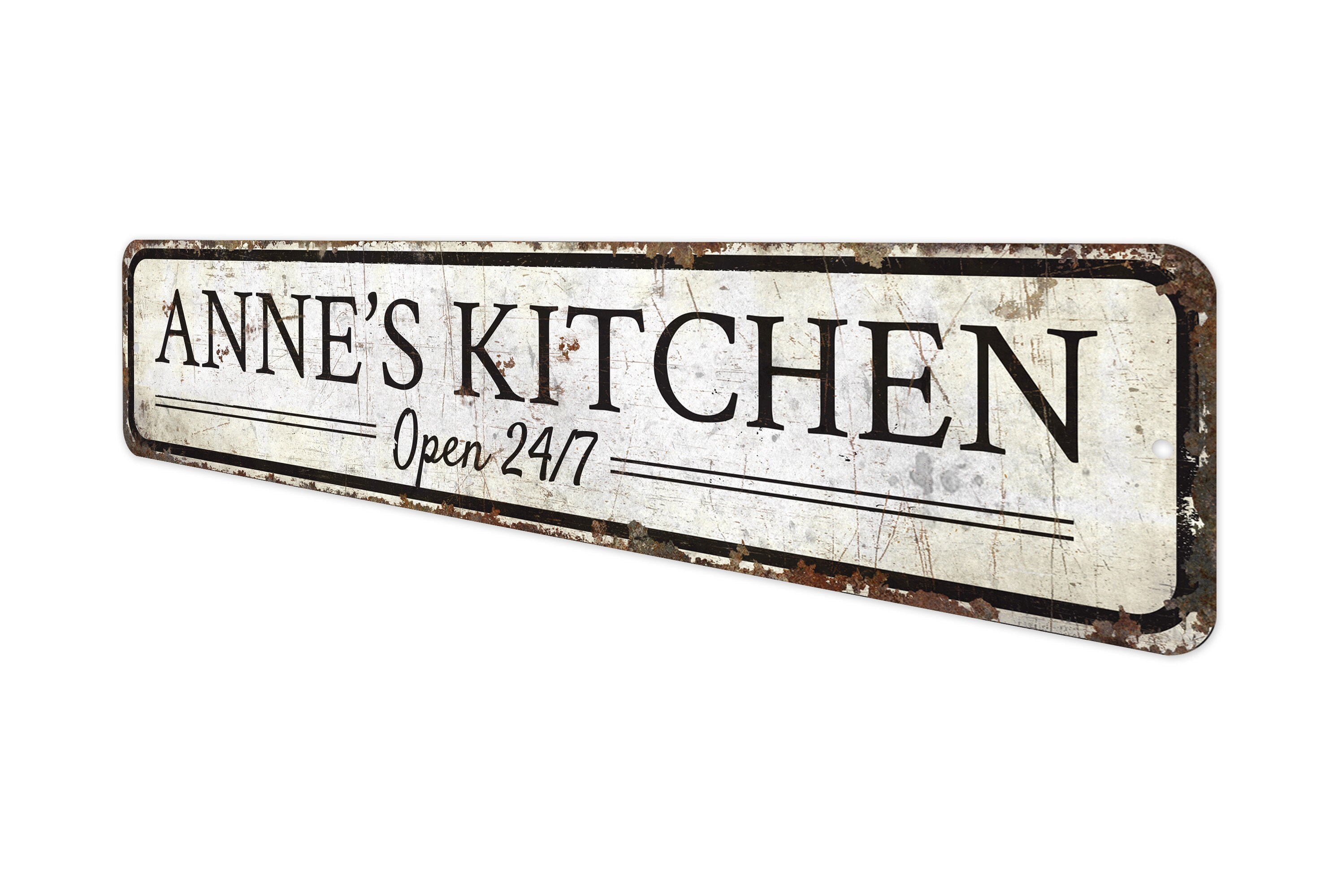 Kitchen Open Sign - Kitchen Name Sign - Vintage Style Sign - Kitchen ...