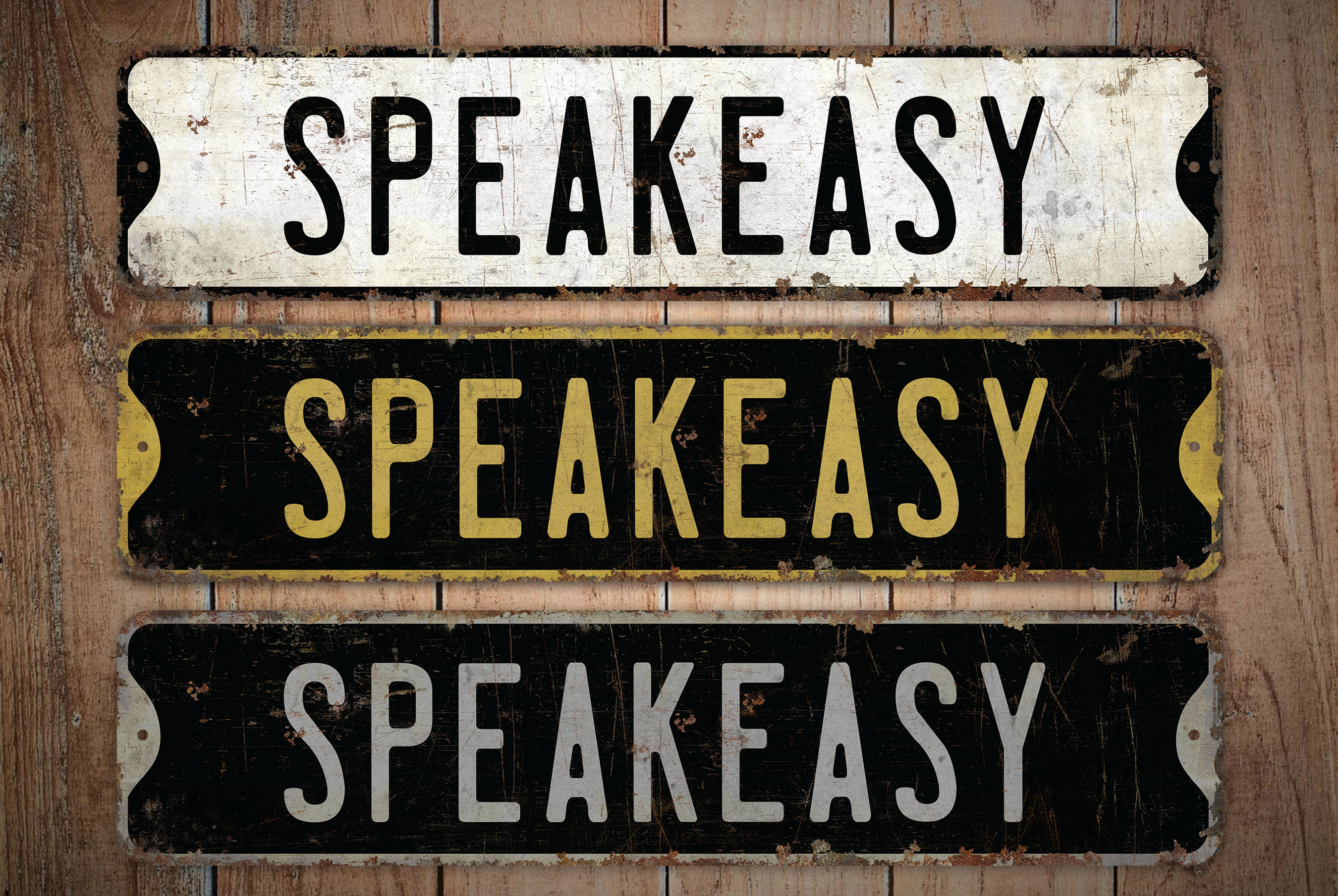 Speakeasy Sign - Speak Easy - Speakeasy Decor - Vintage Style Sign ...