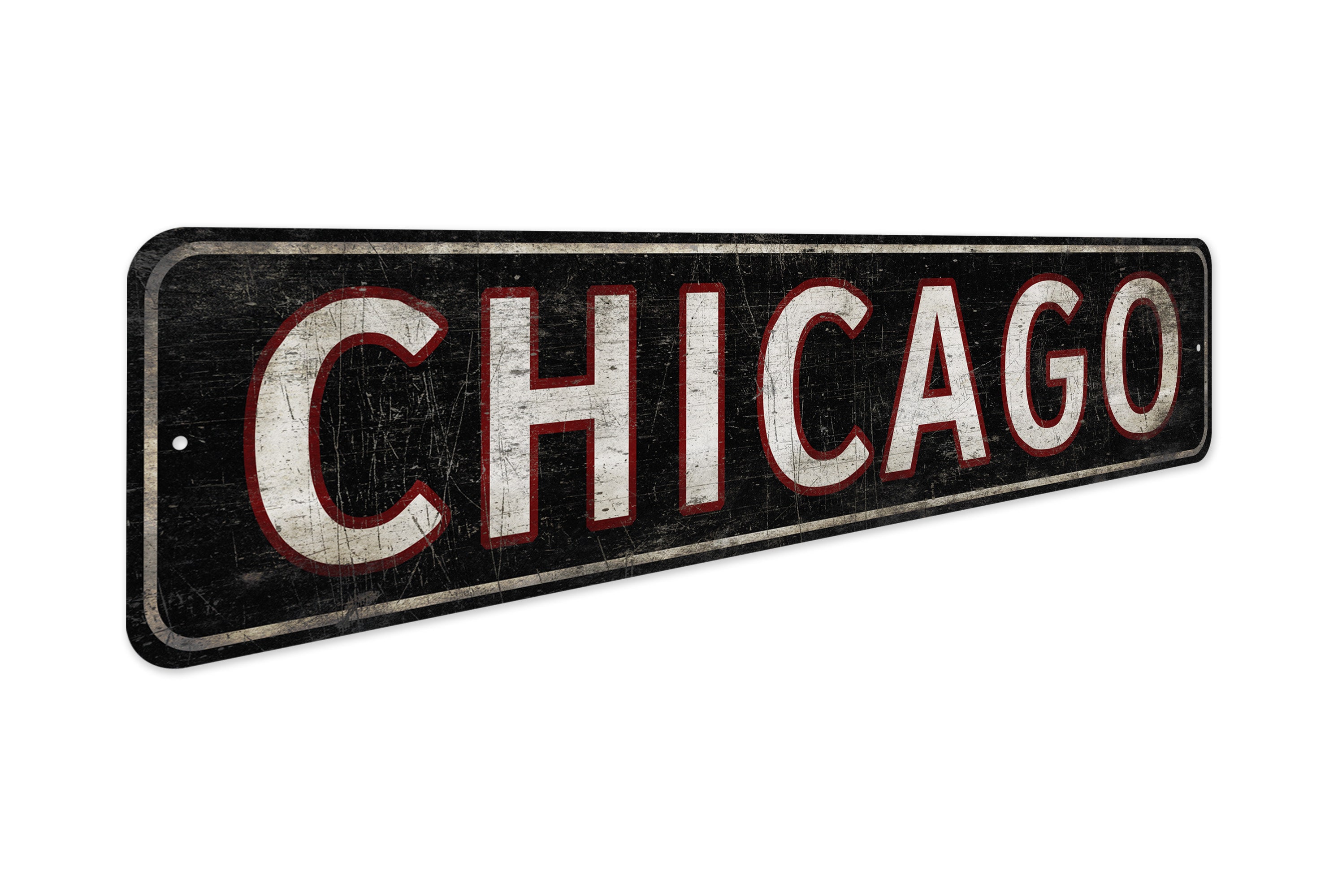 Chicago City Sign - Custom City Sign - Vintage Style Sign - City Name ...