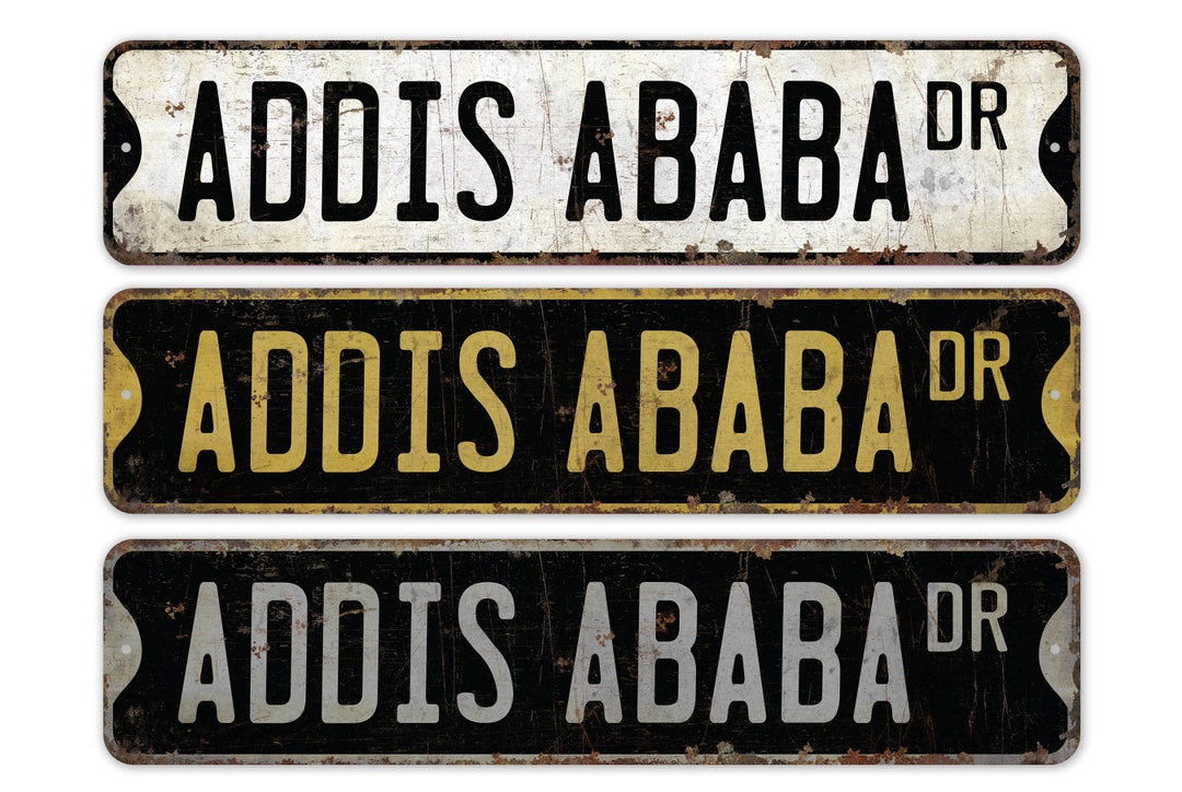 Addis Ababa Sign - Addis Ababa Souvenir - Addis Ababa City Sign - Addis ...