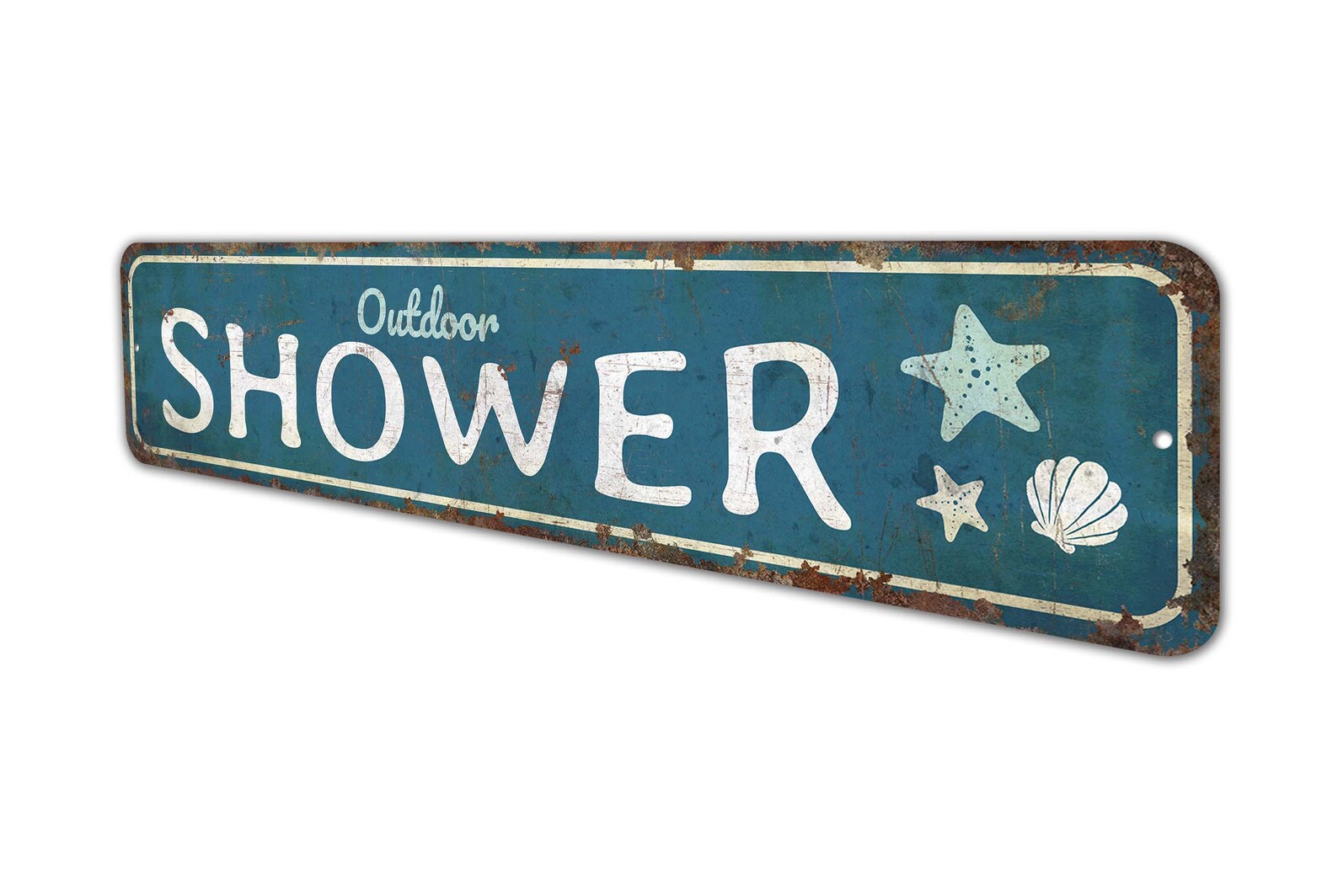 Outdoor Shower - Outdoor Shower Sign - Beach House Sign - Beach Sign ...