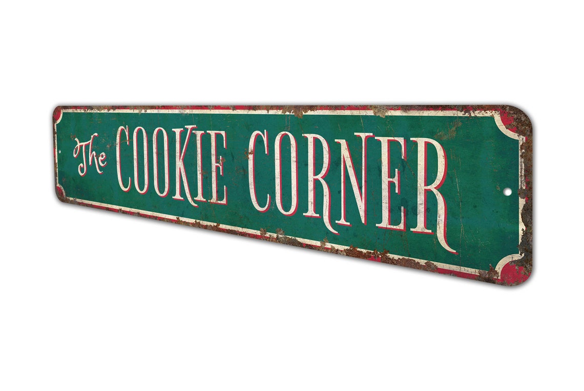 The Cookie Corner - Cookie Corner Sign - Christmas Decor - Christmas ...
