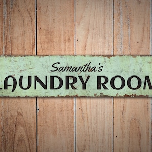 Laundry Room - Laundry Room Sign - Laundry Room Decor - Custom Laundry Decor - Vintage Style Sign - Premium Quality Rustic Metal Sign