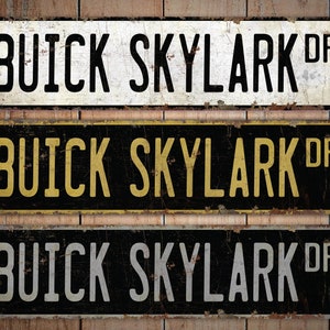 Buick Skylark - Buick Skylark Sign - Oldsmobile Decor - Buick Skylark Decor - Premium Quality Rustic Metal Sign