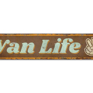 Van Life Sign - Cabin Decor - Camp Sign - Camp Decor - Camp Lover Gift - Vintage Style Sign - Premium Quality Rustic Metal Sign