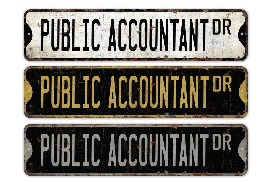 Public Accountant - Public Accountant Sign - Public Accountant Decor ...
