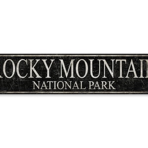 National Park Sign - Custom Park Sign - National Park - Vintage Style Sign - National Park Decor - Premium Quality Rustic Metal Sign