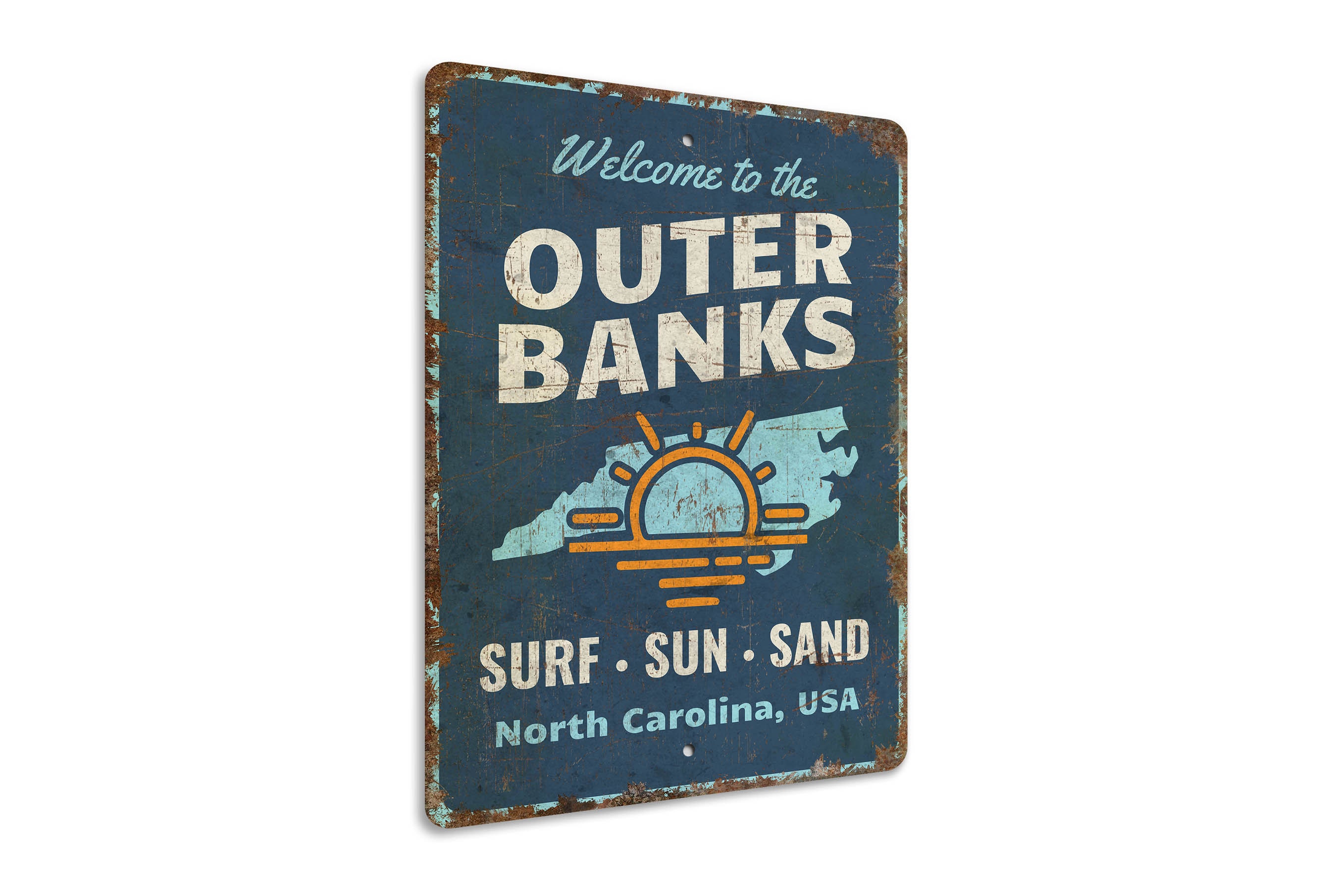 Outer Banks Sign Beach Sign Beach Decor North Carolina Sign