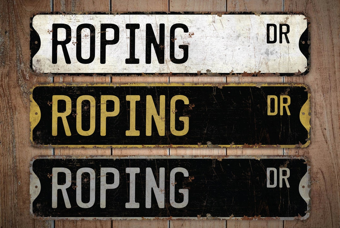 Roping - Roping Sign - Roping Game Sign - Roping Decor - Custom Roping ...