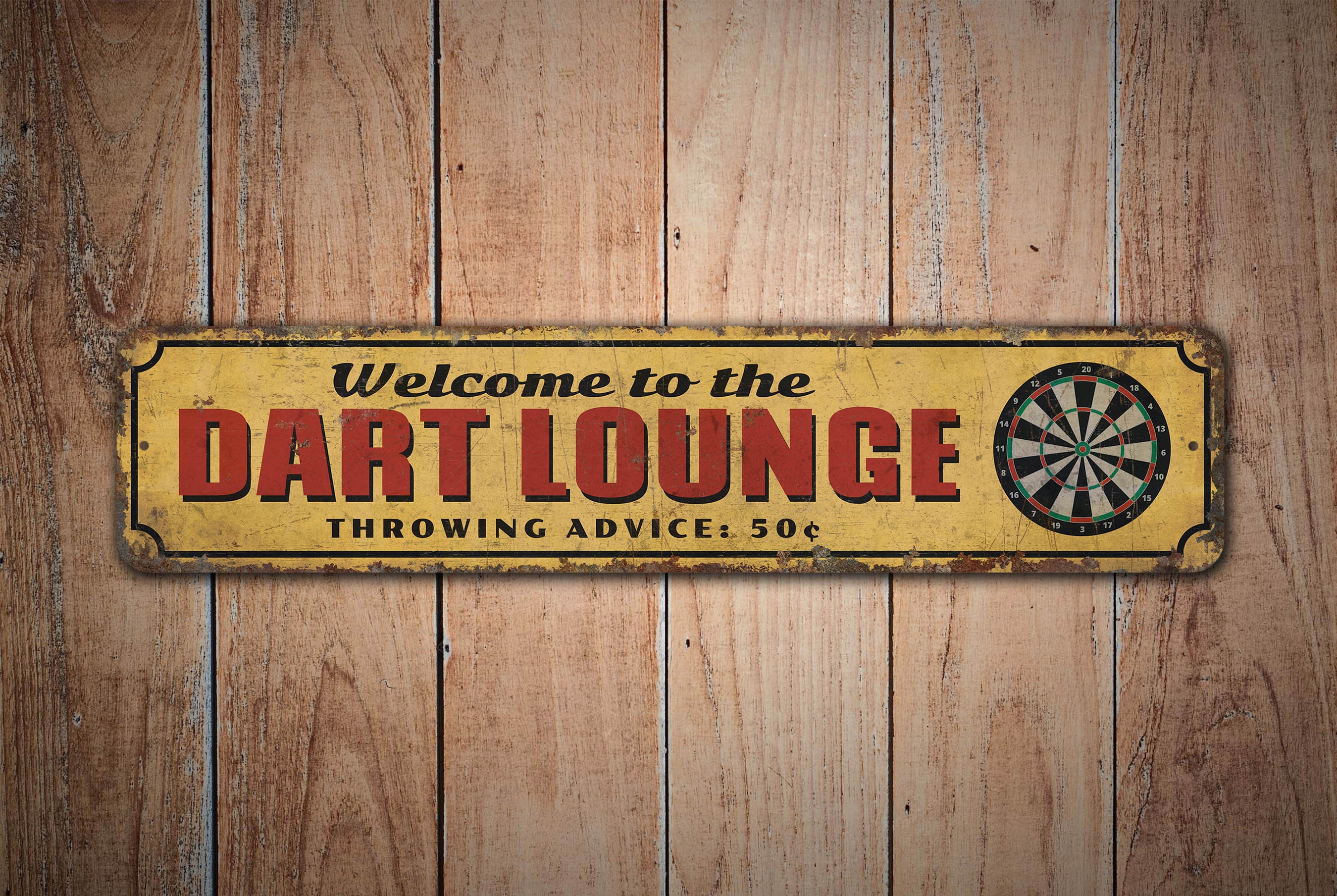 Dart Lounge Sign - Dart Game Sign - Dart Room Decor - Dart Lounge Decor ...