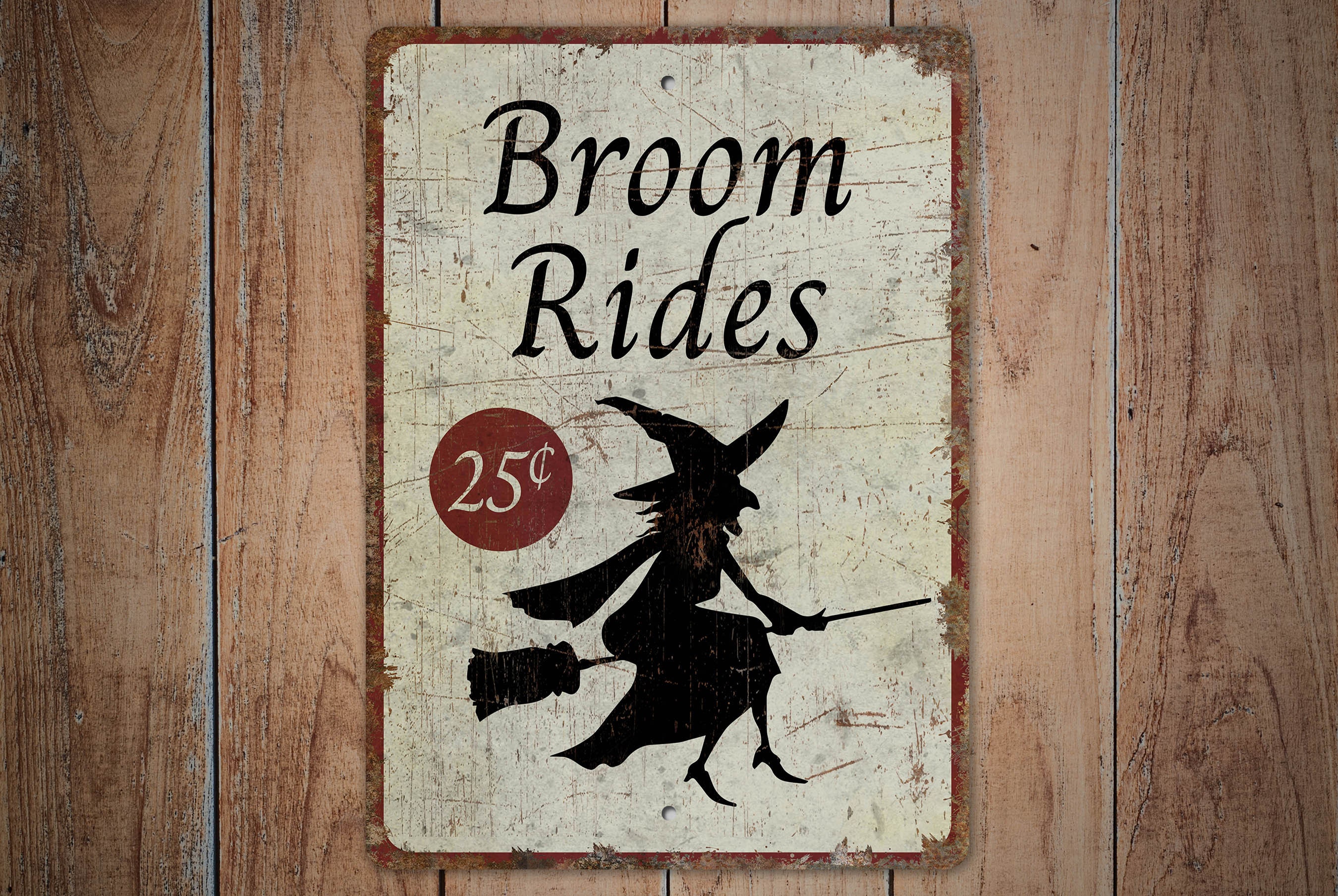 Broom Rides - Broom Rides Sign - Halloween Sign - Halloween Decor ...