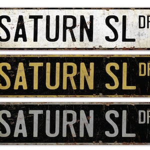 Saturn SL - Saturn SL Decor - Saturn SL Sign - Vintage Car Decor - Premium Quality Rustic Metal Sign