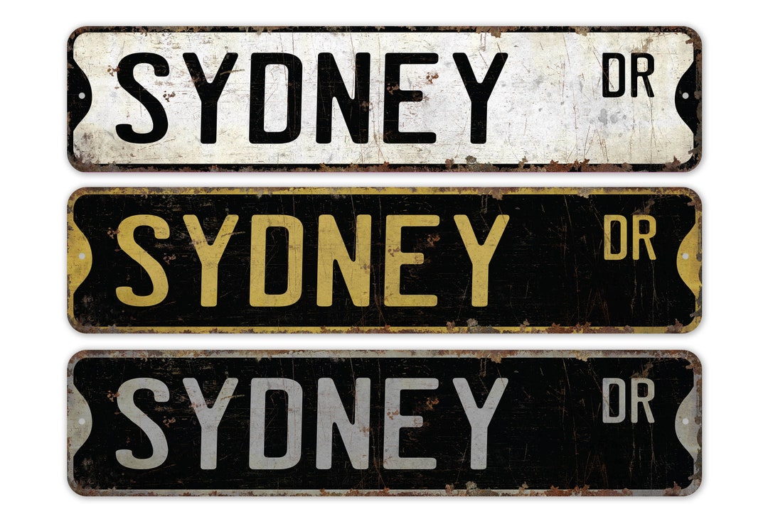 Sydney Sign - Sydney Gift - Sydney Decor - Custom Sydney - Sydney Lover ...