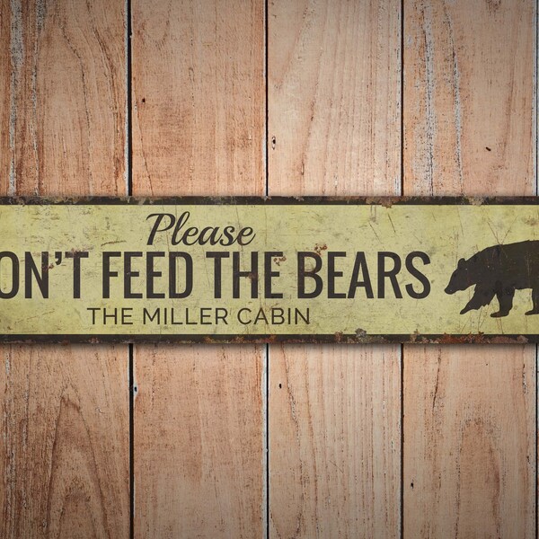 Dont Feed Bears - Etsy