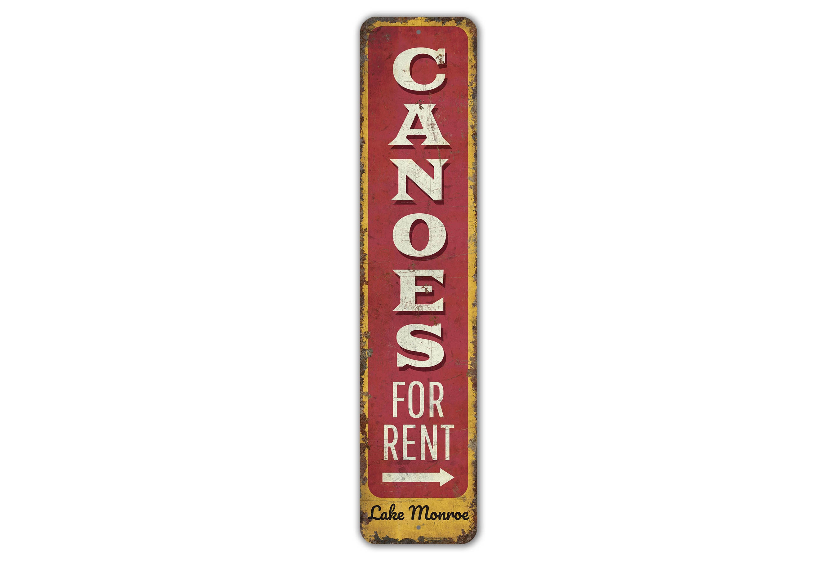 Canoe Rental Sign - Canoe Rental Decor - Canoe Rental Shop - Custom ...
