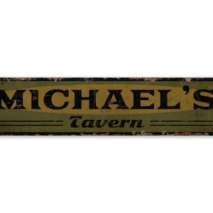 Custom Tavern Sign - Custom Tavern Decor - Vintage Style Sign - Tavern Sign - Tavern Decor - Premium Quality Rustic Metal Sign