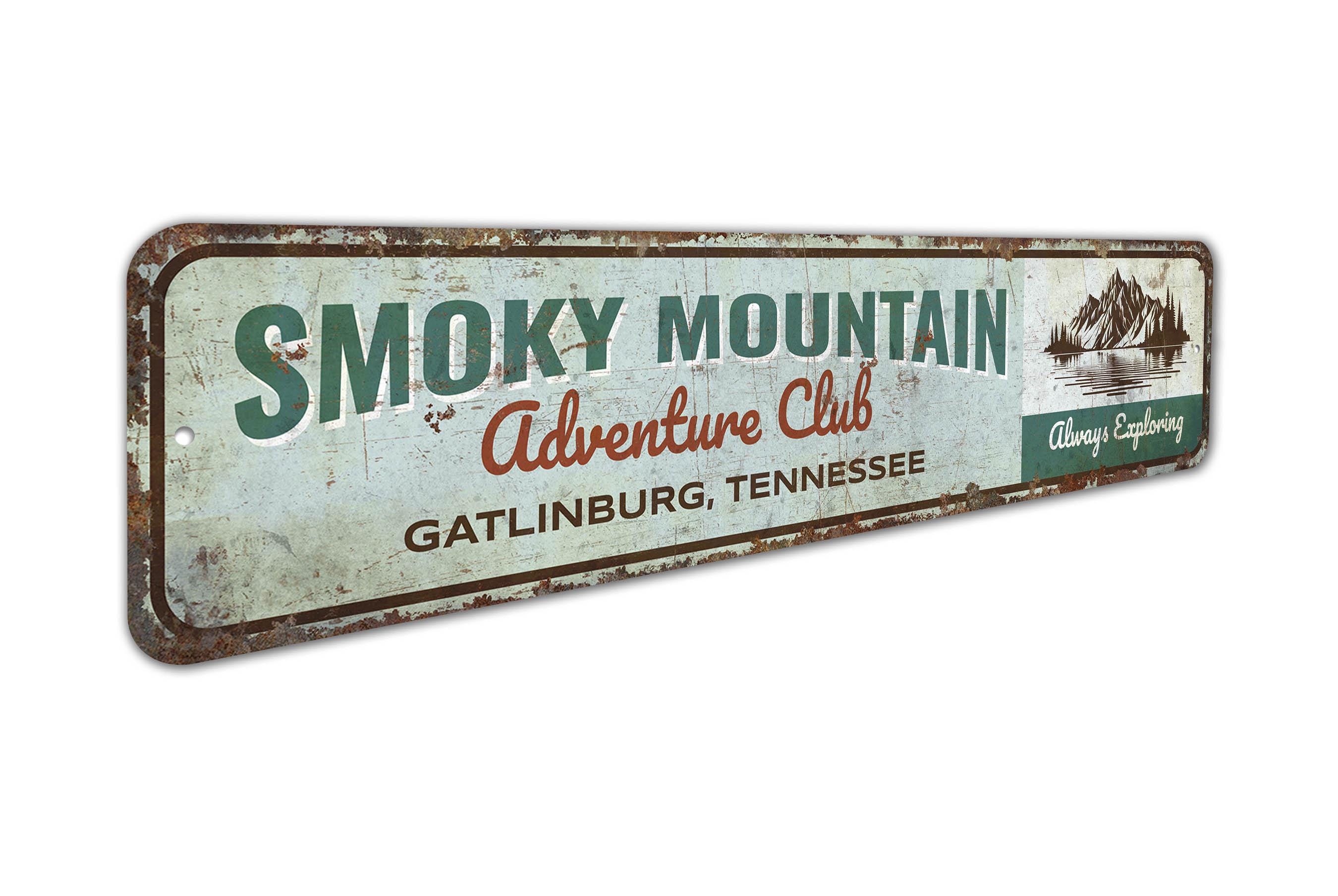 Adventure Club Sign - Mountain Sign - Camping Lover Gift - National ...