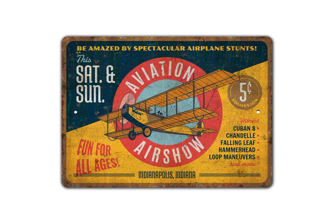 Aviation Airshow Sign - Aviation Sign - Airshow Decor - Airshow Lover ...