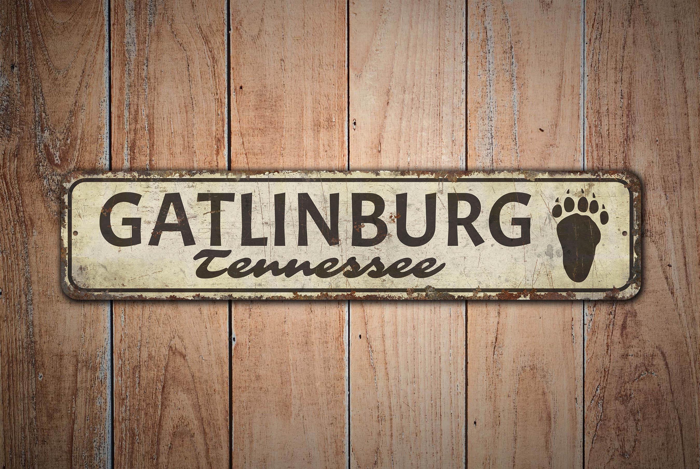 Rustic Tennessee. Sign Gatlinburg Tennessee Sign - Park Decor - Park Sign - National Park Sign ...