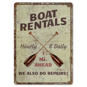 Boat Rentals Sign - Boat Rentals - Boat Rentals Decor - Boat Rentals ...